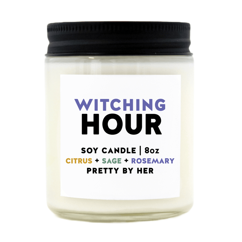 Witching Hour | Soy Wax Candle - Pretty by Her- handmade locally in Cambridge, Ontario