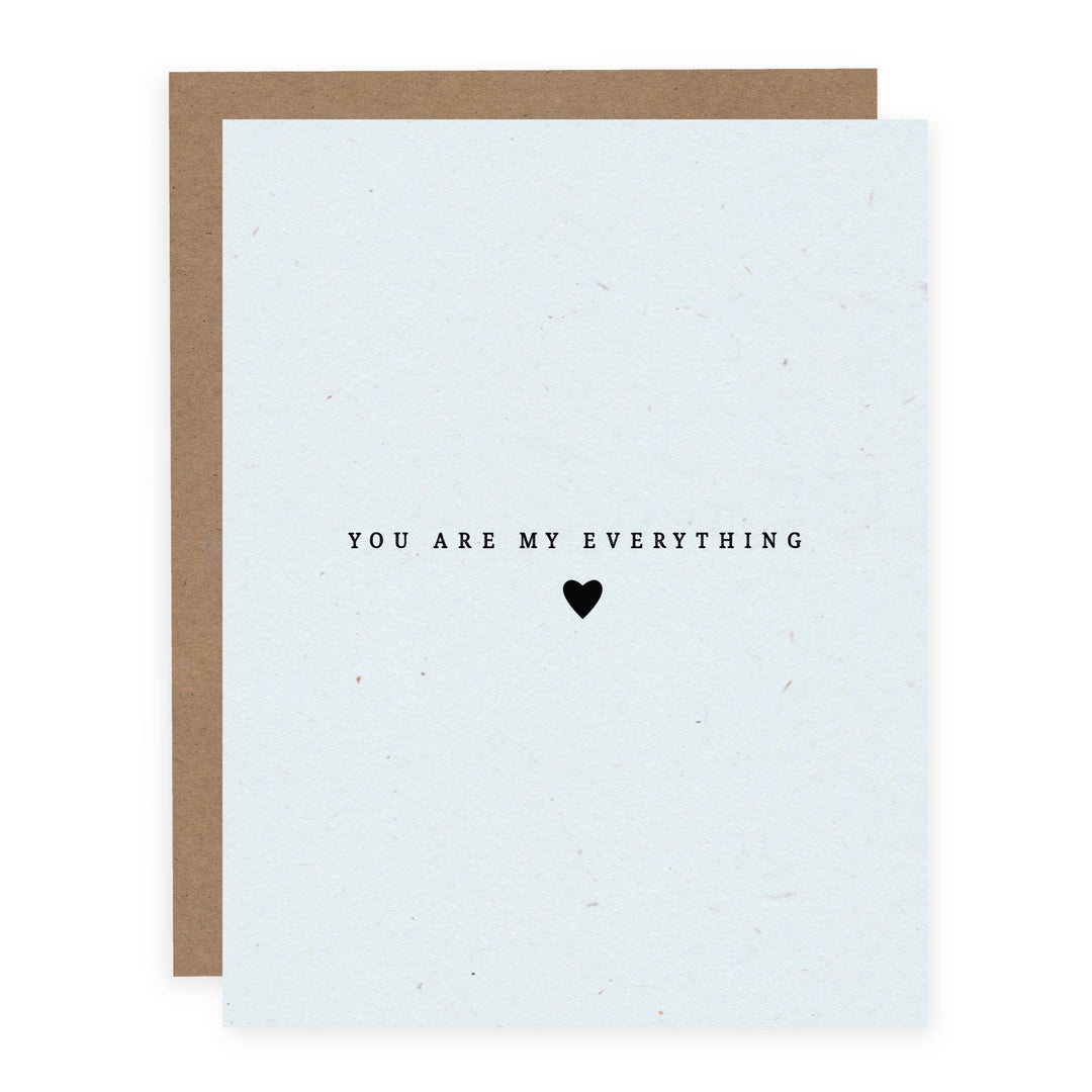 You Are My Everything | Card - Pretty by Her- handmade locally in Cambridge, Ontario
