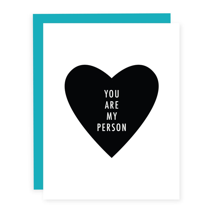 You are my Person | Card - Pretty by Her- handmade locally in Cambridge, Ontario