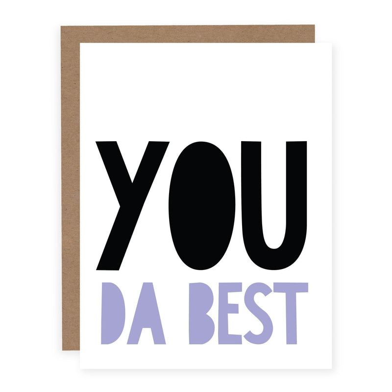 You Da Best | Card - Pretty by Her- handmade locally in Cambridge, Ontario