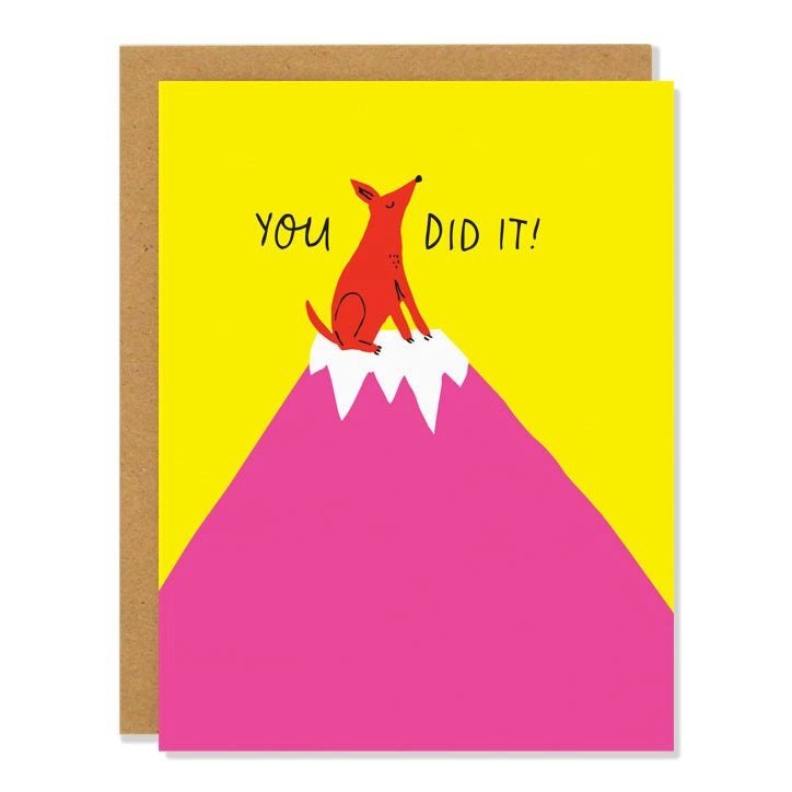 You Did It Card | Badger & Burke - Pretty by Her- handmade locally in Cambridge, Ontario