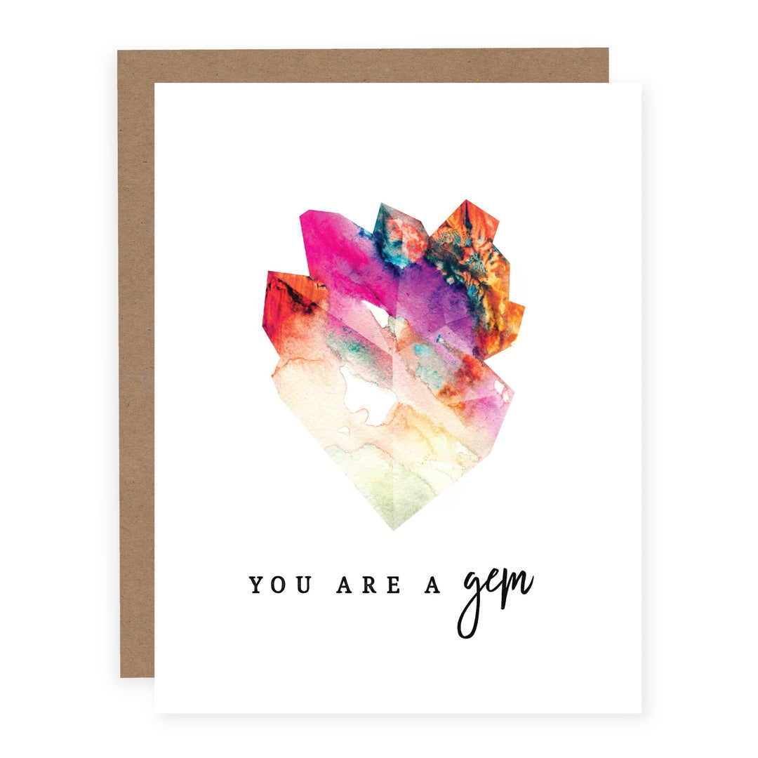 You're a Gem | Card - Pretty by Her- handmade locally in Cambridge, Ontario